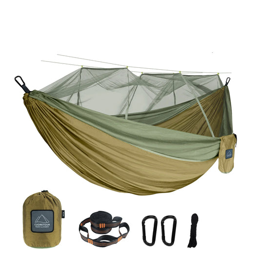 Camping Hammock with Mosquito Net – Portable & Breathable
