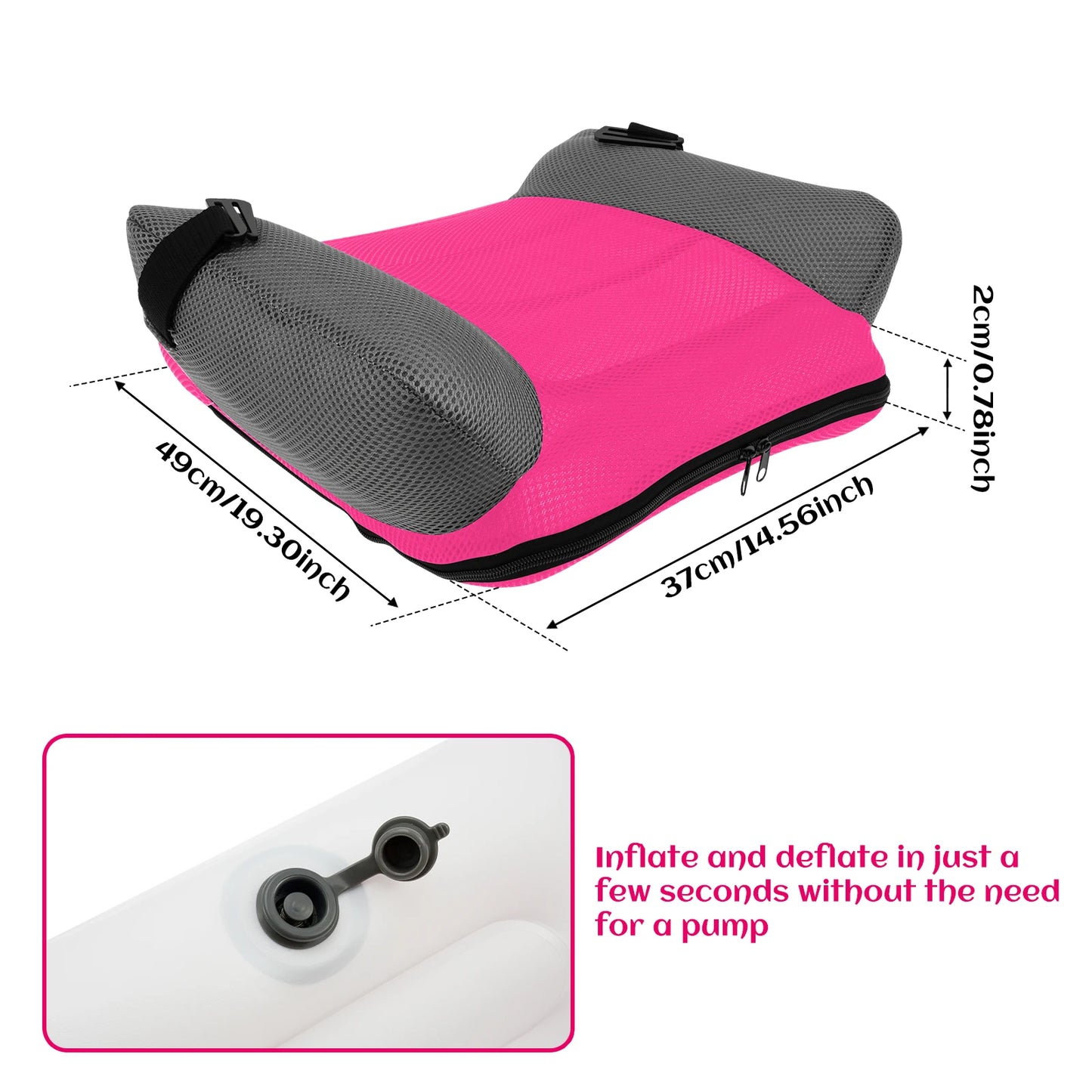 Inflatable Car Booster Seat – Portable Kids Comfort