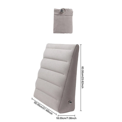 Inflatable Wedge Pillow for Travel Comfort & Relief