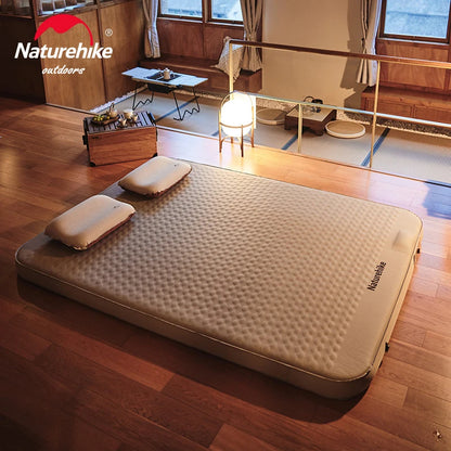 Self-Inflating Camping Air Mattress with Built-in Pump