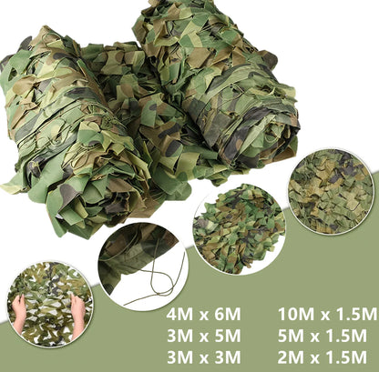 Camouflage Netting for Hunting & Camping – Durable Sunshade