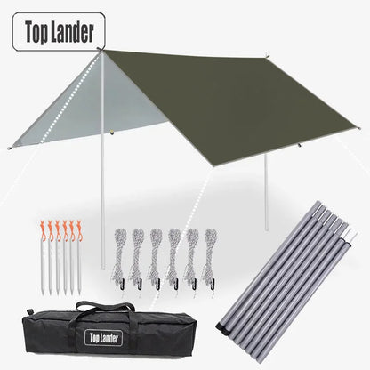 Ultralight Camping Tarp Shelter Waterproof & UV Protection