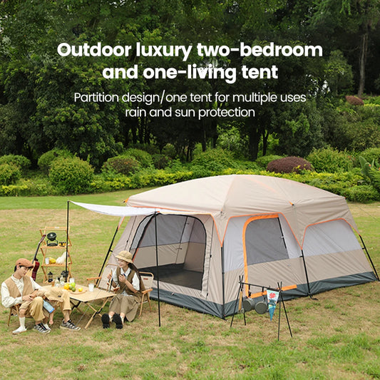 Large Family Camping Tent 3–12 Person Waterproof Shelter