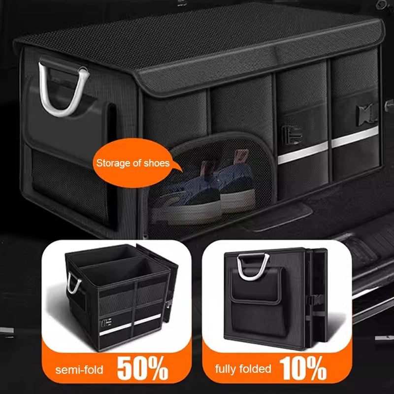 Car Trunk Organizer Foldable Waterproof Large Capacity