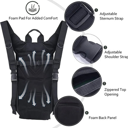 3L Waterproof Hydration Pack – Convenient Outdoor Water Bag