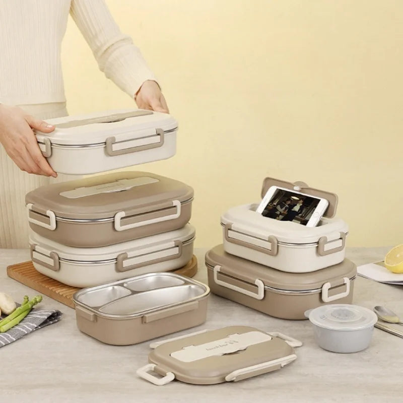 Insulated Stainless Steel Lunch Box Leakproof Set