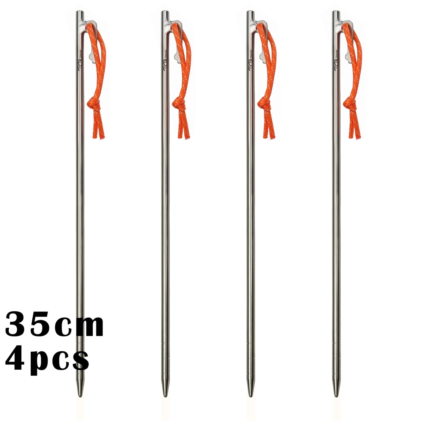 Titanium Tent Stakes for Strong Windproof Camping