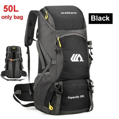 50L Hiking Backpack Waterproof Large Capacity Travel