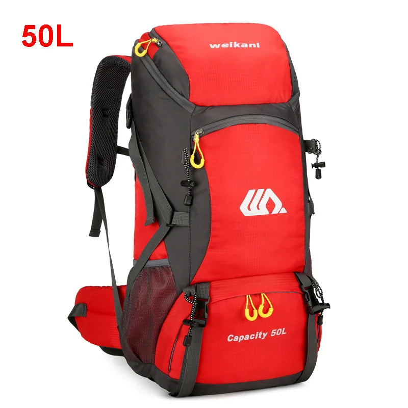 50L Hiking Backpack Waterproof Large Capacity Travel