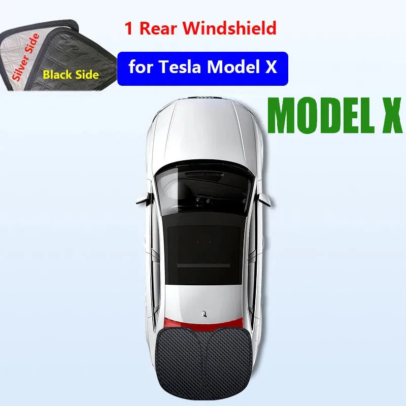 Tesla Window Sunshade – UV Protection for Front & Rear