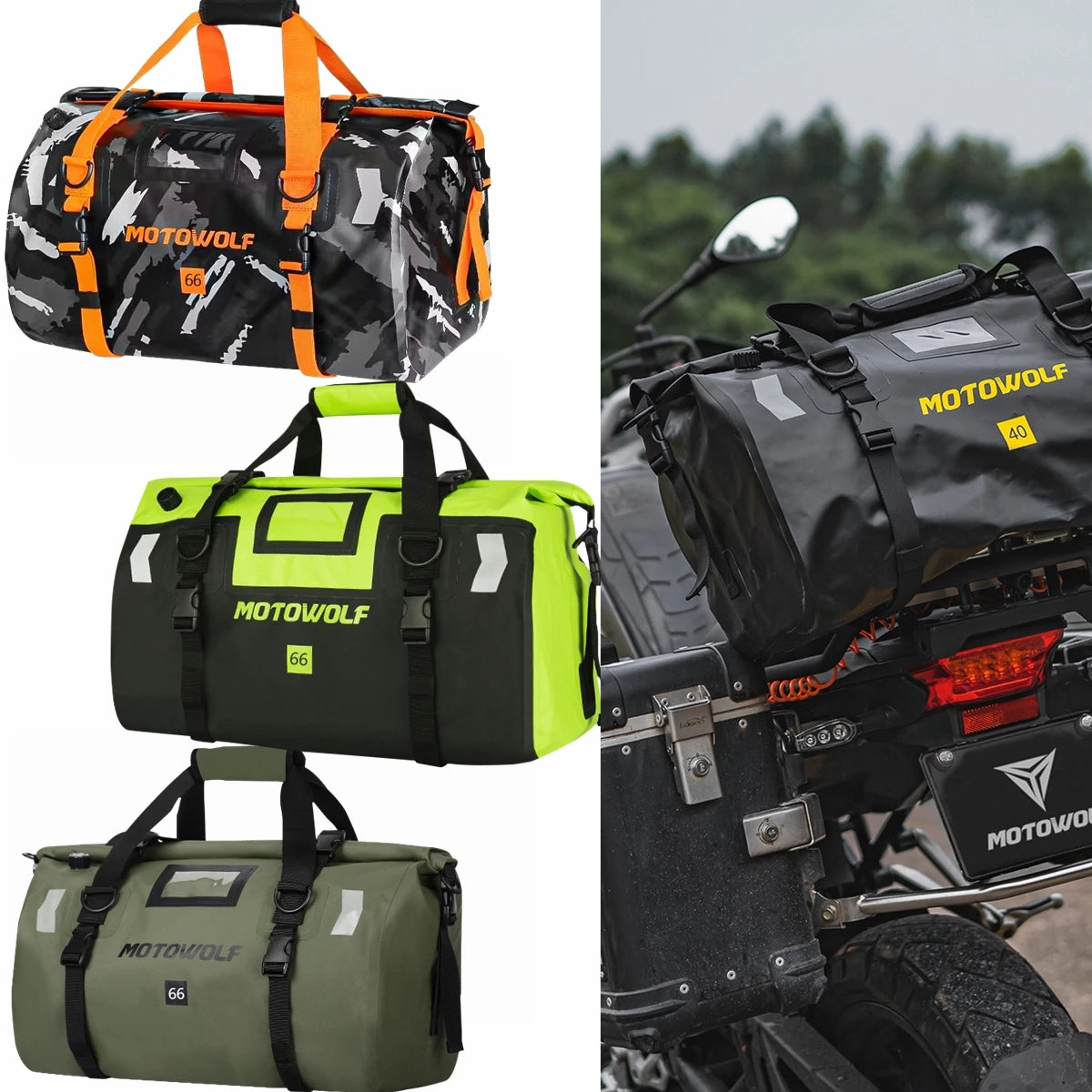 Waterproof Dry Bag 66L – Heavy-Duty Travel Storage