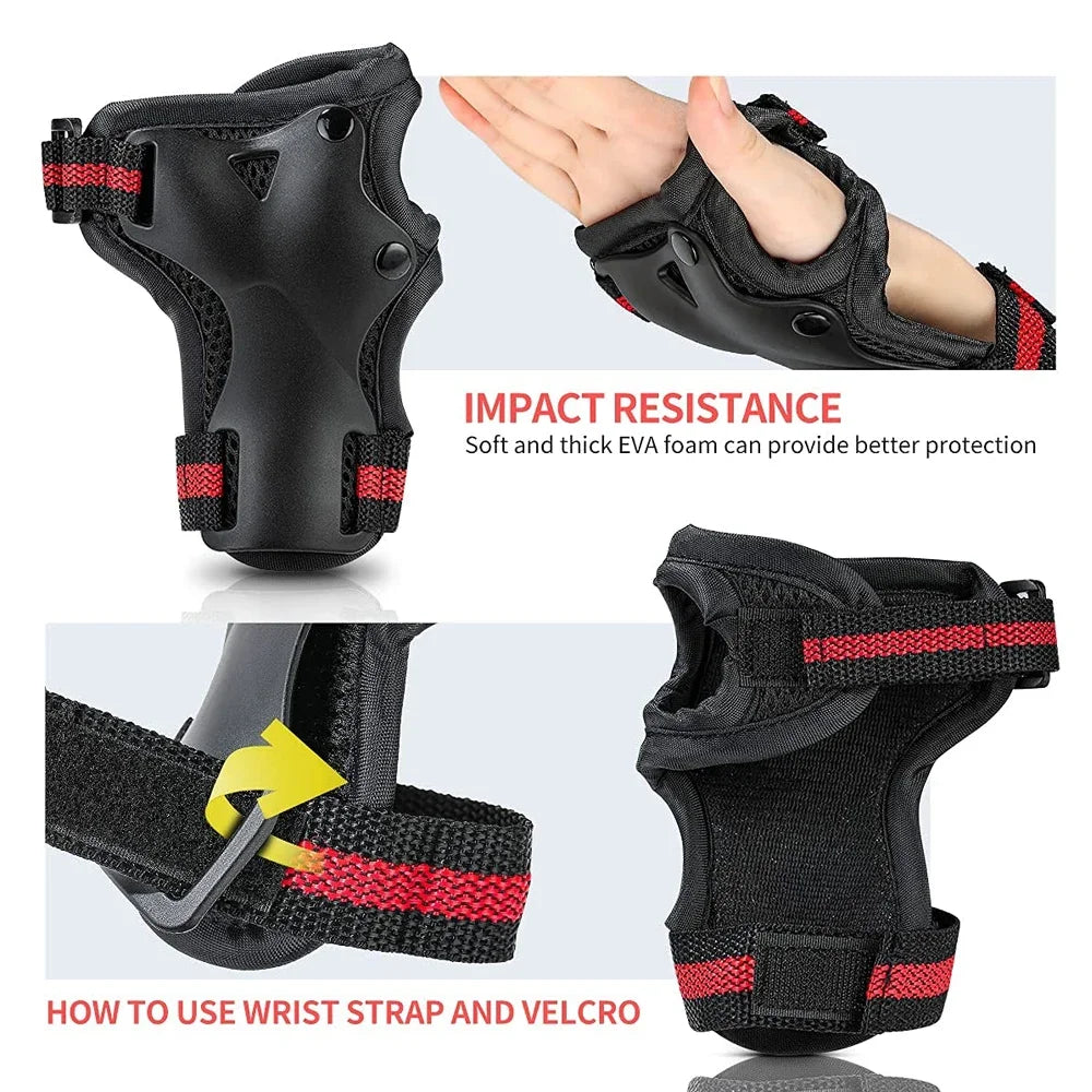 Kids Protective Gear Set – Knee, Elbow & Wrist Pads