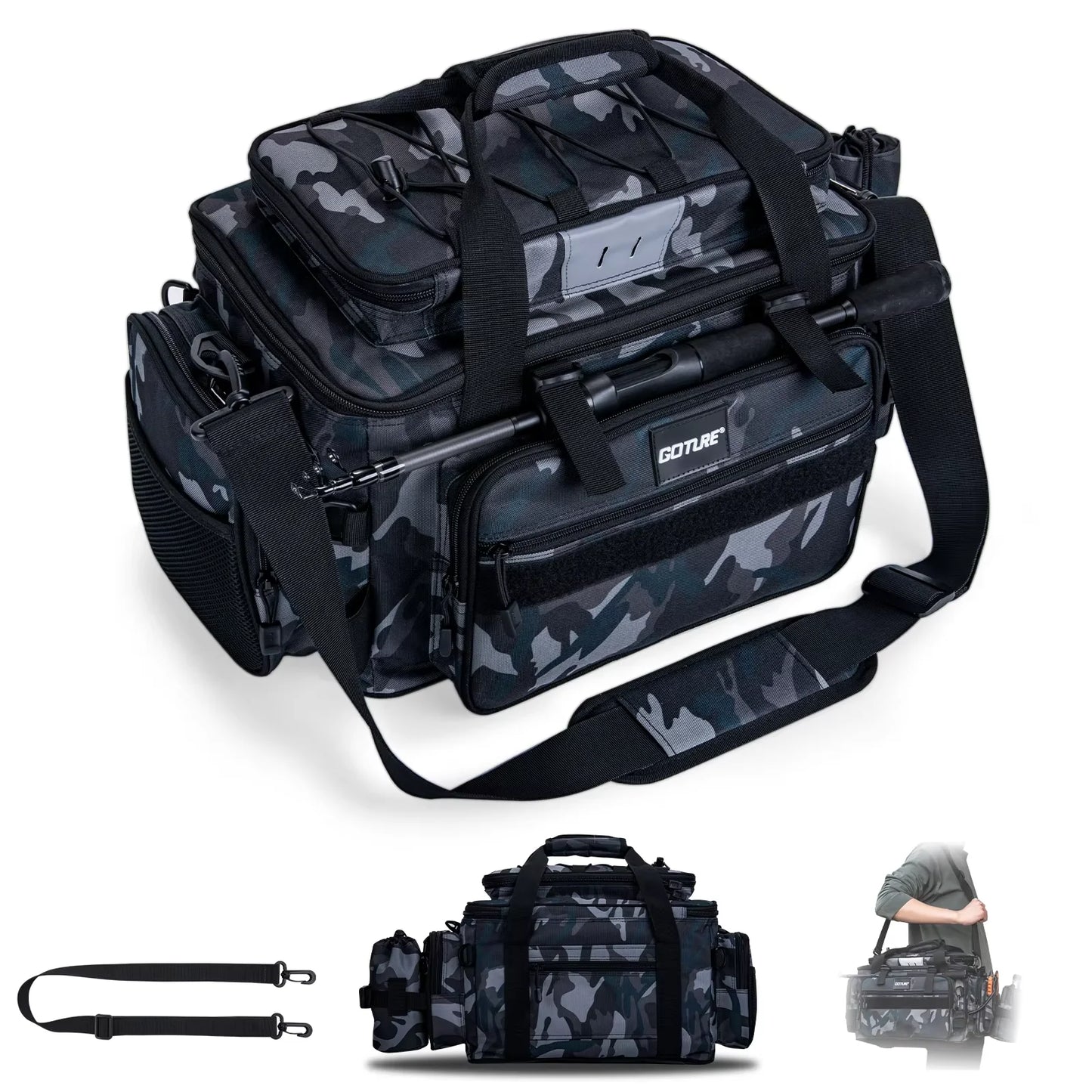 Fishing Tackle Storage Bag – Waterproof Large Capacity