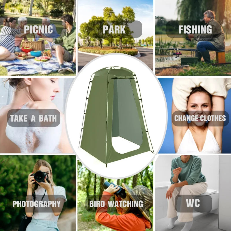 Portable Privacy Shower Tent for Camping Comfort