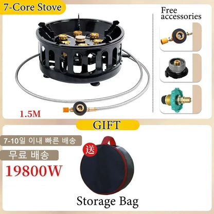 19800W Camping Stove – High-Power Portable Gas Burner
