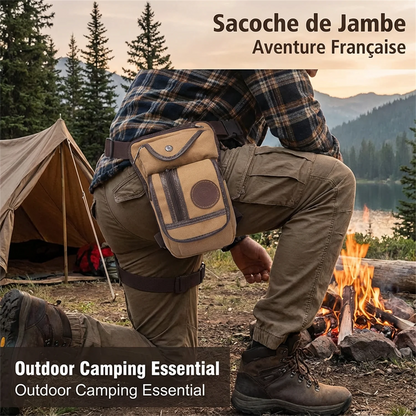 Canvas Drop Leg Bag – Travel & Outdoor Gear Organizer