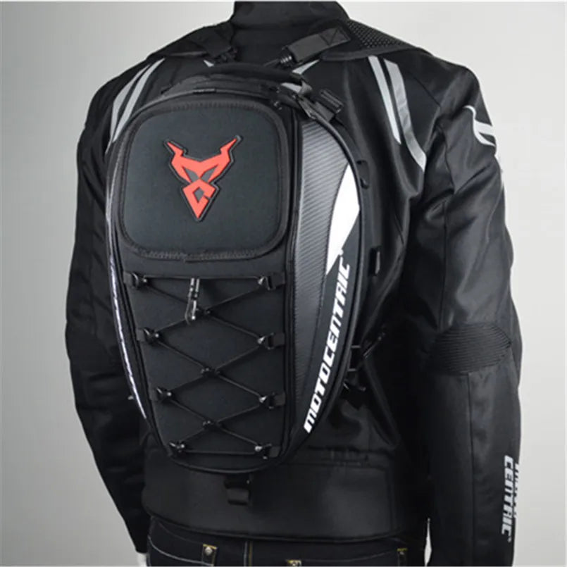 Waterproof Motorcycle Tail Bag with Helmet Storage