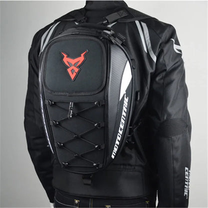 Waterproof Motorcycle Tail Bag with Helmet Storage