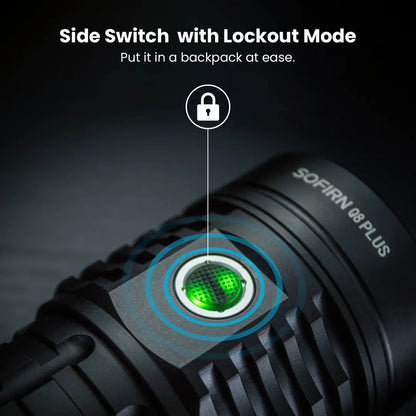 Sofirn Q8 Plus LED Flashlight – 16,000lm Ultra Bright