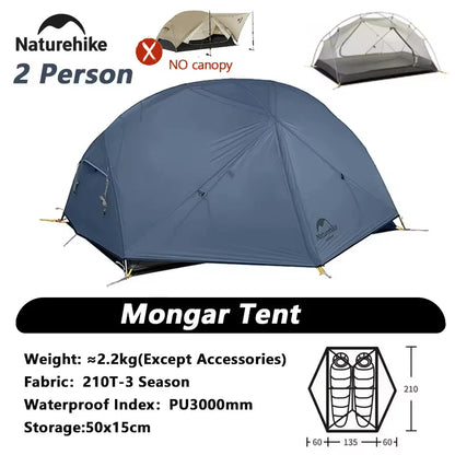 Ultralight Backpacking Tent 2 Person Waterproof Hiking