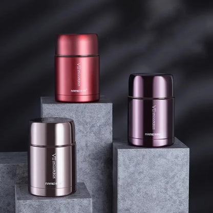 Stainless Steel Food Thermos Keeps Meals Hot & Fresh