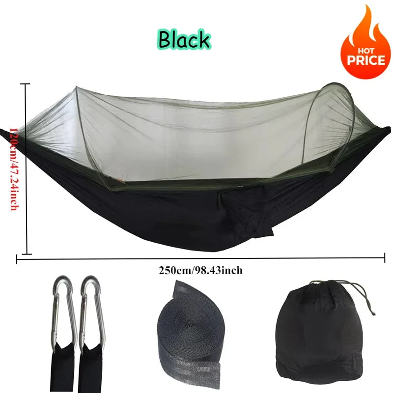 Camping Hammock with Mosquito Net – Lightweight Comfort