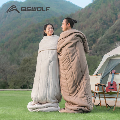 2 Person Camping Sleeping Bag – Detachable Warm Design
