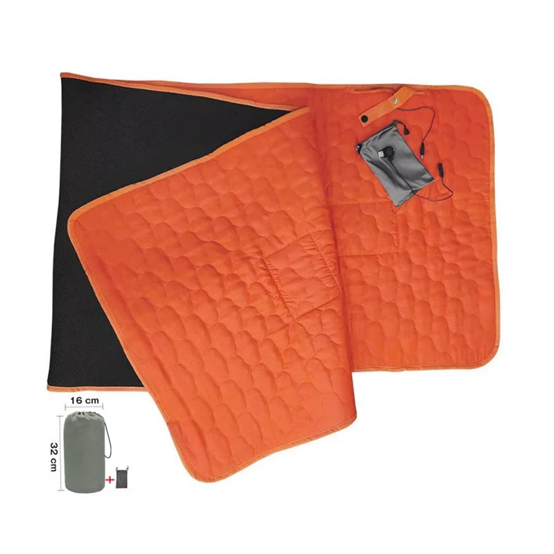 Heated Camping Sleeping Pad – USB Warm Outdoor Mat