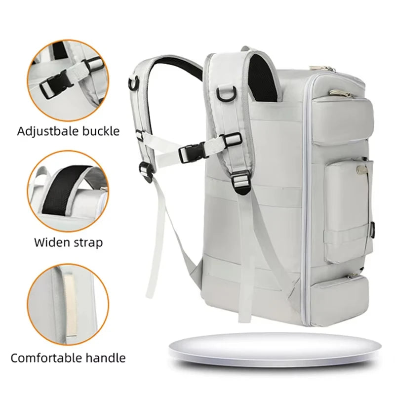 Large Capacity Daypack with Wet Dry Separation