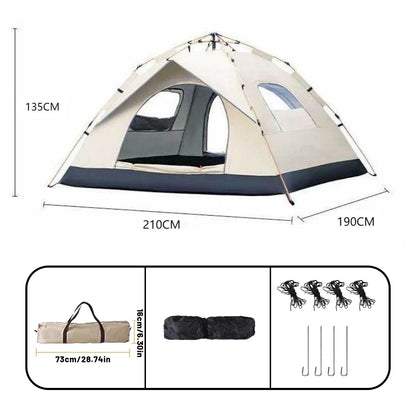 Automatic Outdoor Quick-Open Tent – Rain & Sun Protection