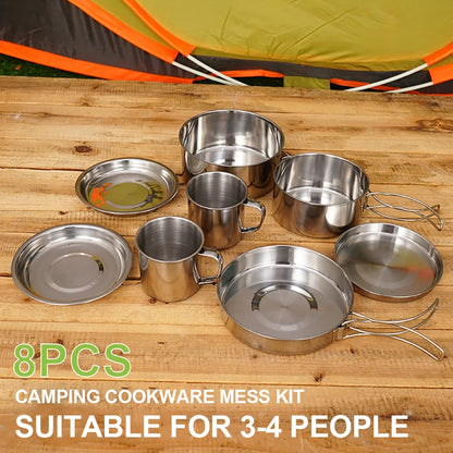 Camping Cookware Set for Easy Outdoor Cooking