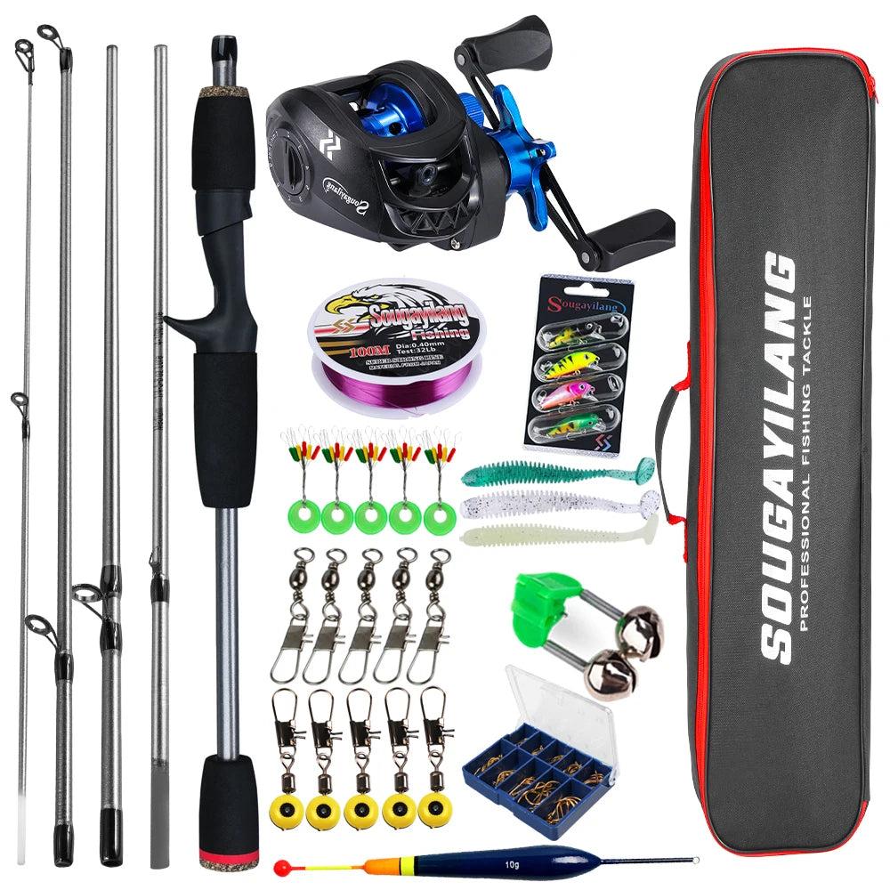 Baitcasting Fishing Rod & Reel Kit – Bass Ready