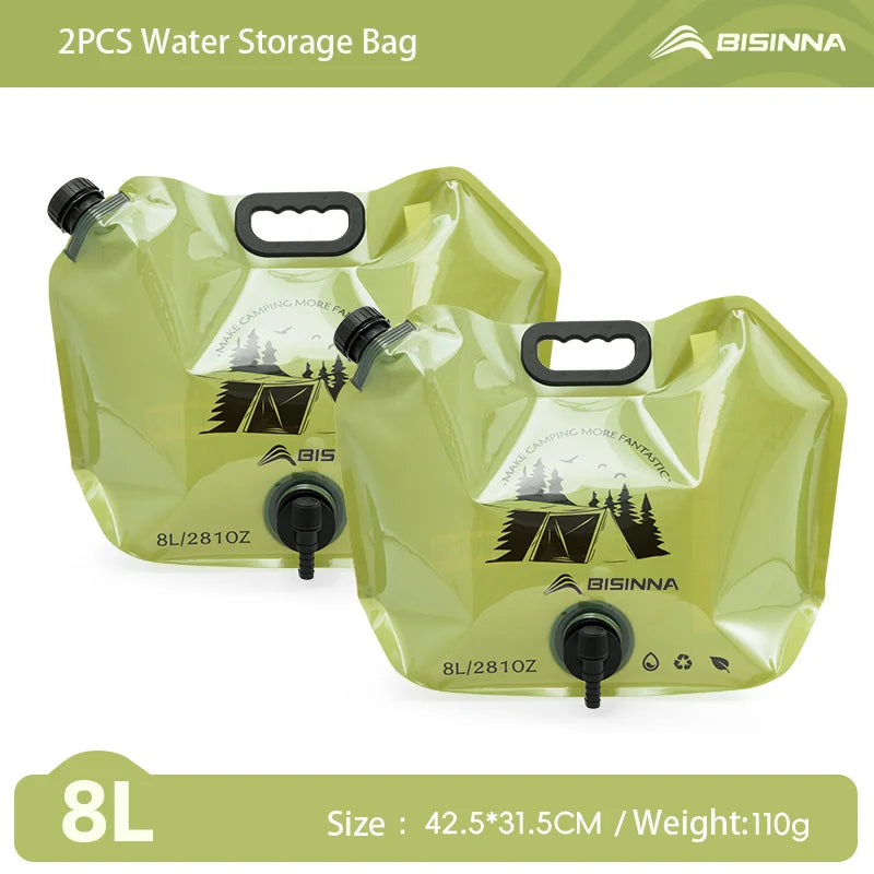 BSWOLF 8L Folding Water Bag – Portable Outdoor Hydration