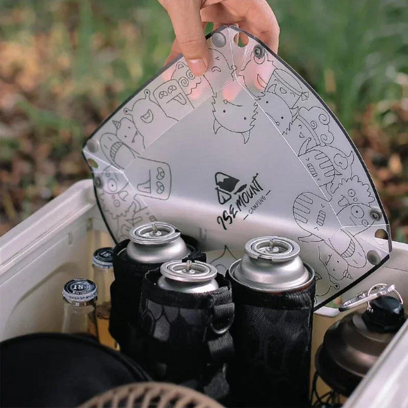 Lightweight Folding Camping Tableware Set – Portable & Durable