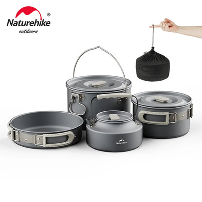 Camping Cookware Kit for Compact Outdoor Cooking