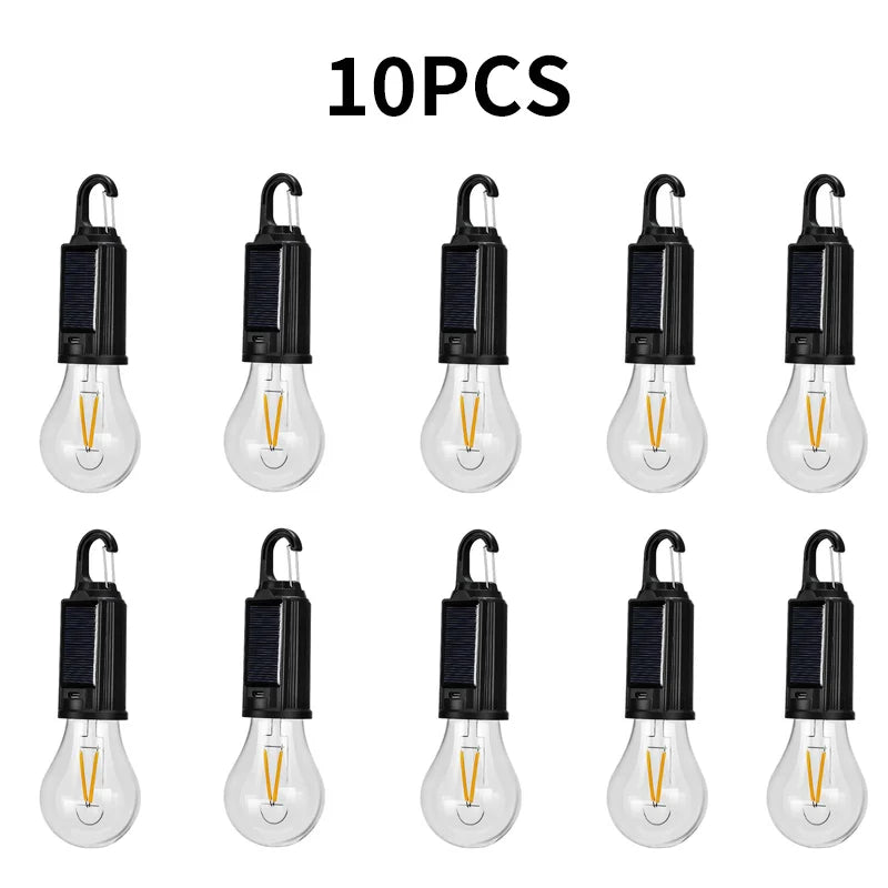 Rechargeable Solar LED Camping Lamp Waterproof & Portable