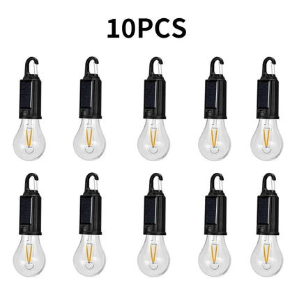 Rechargeable Solar LED Camping Lamp Waterproof & Portable