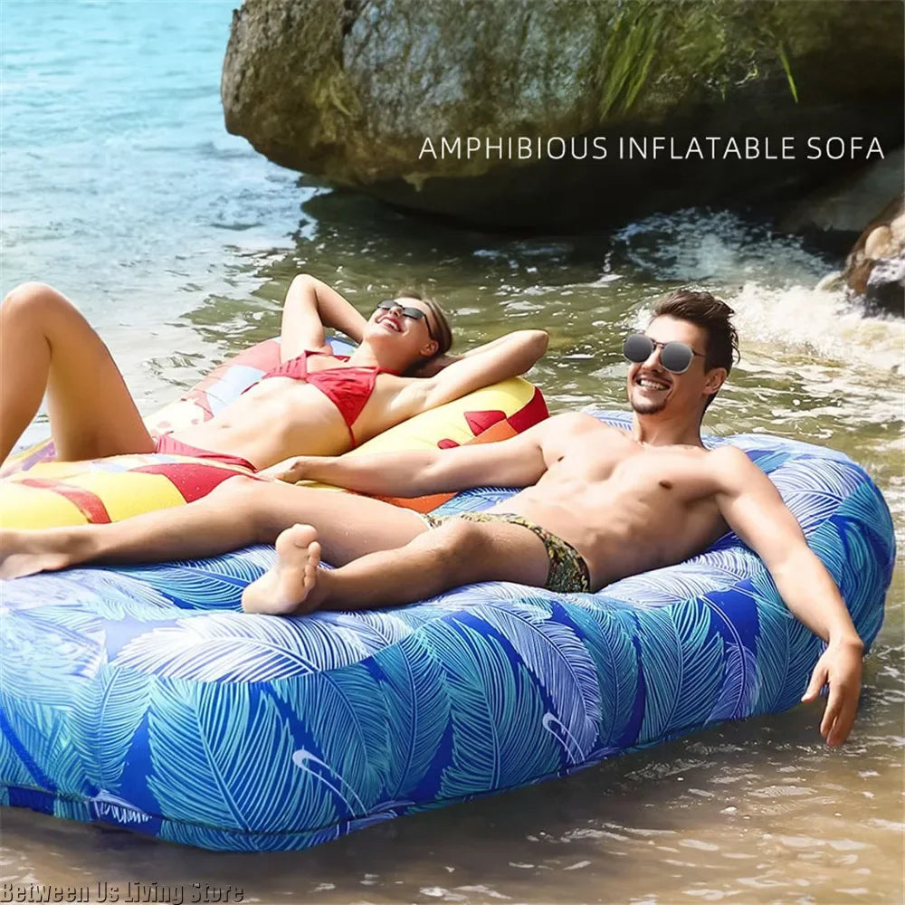 Luxury Inflatable Sofa Bed – Wide Air Lounger Comfort