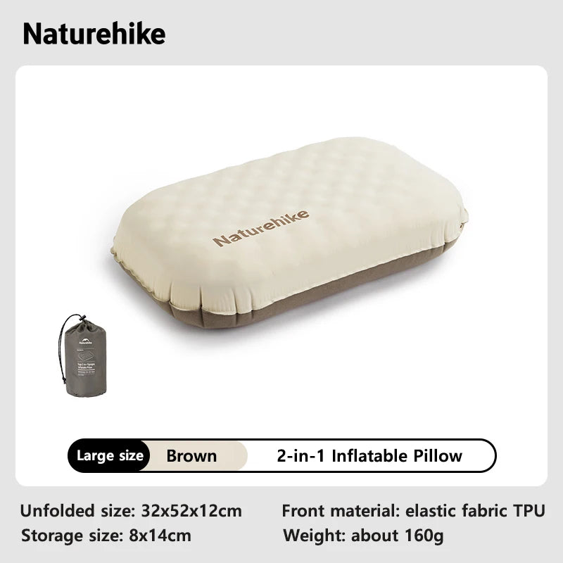 Camping Inflatable Pillow for Neck & Lumbar Support