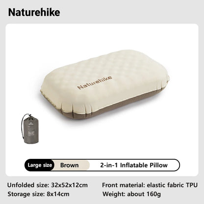 Camping Inflatable Pillow for Neck & Lumbar Support