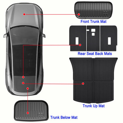 Tesla Model Y Trunk Mats – All Weather Protection