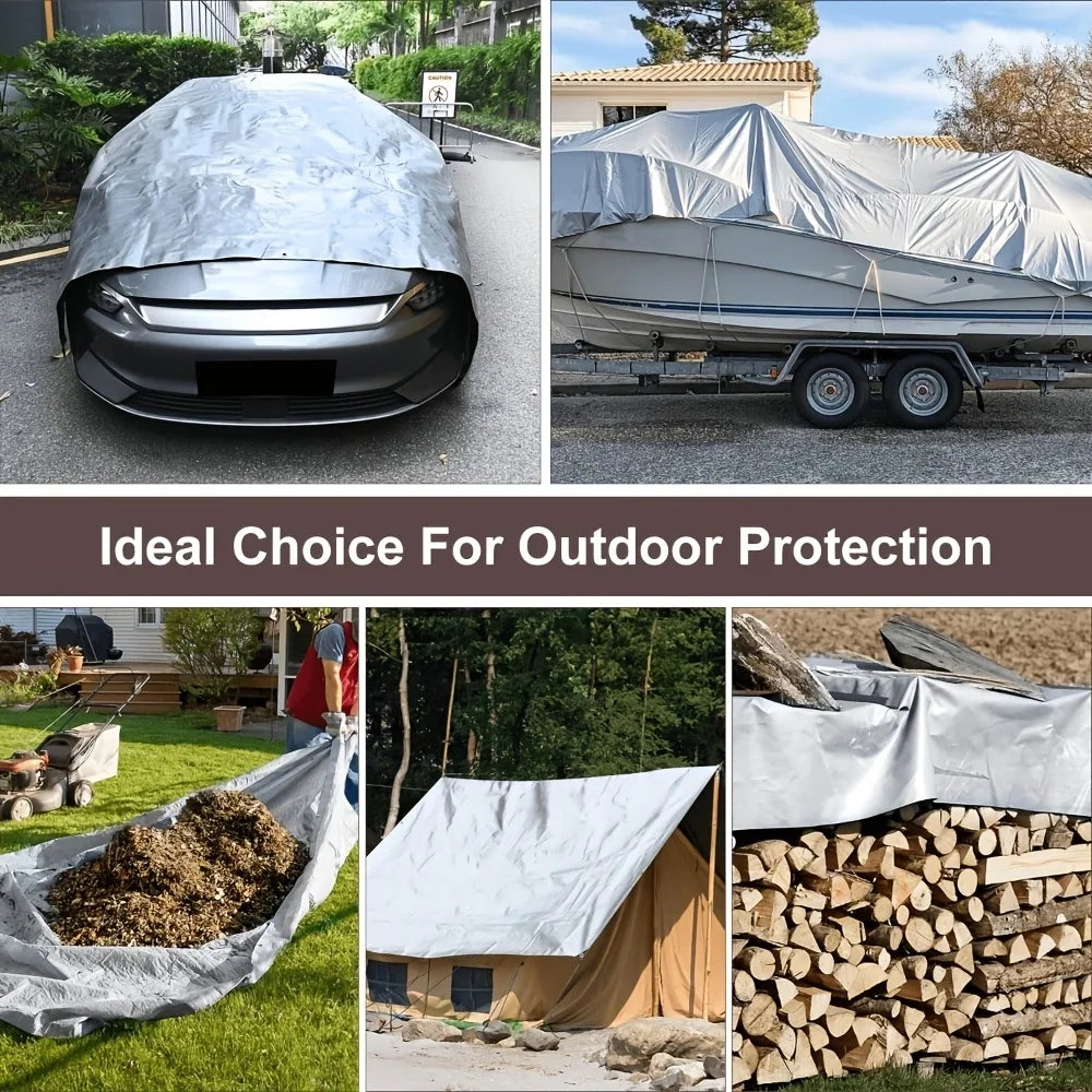 Thickened Sunshade Tarpaulin – Waterproof & UV Protection