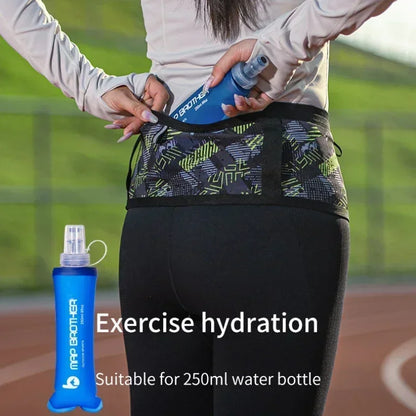 Running Waist Belt with Bottle Holder – Lightweight & Secure