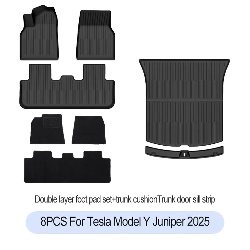 Tesla Model Y Floor Mats 2025 Waterproof Full Protection