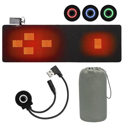 Heated Camping Sleeping Pad – USB Warm Outdoor Mat