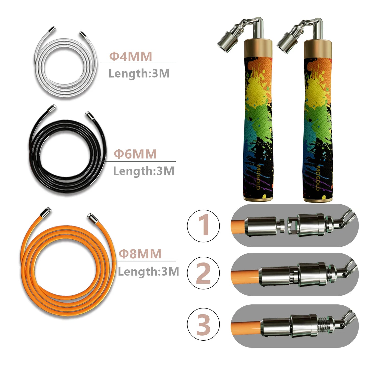Weighted Jump Rope Adjustable for Strength Training