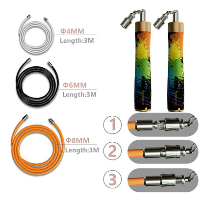 Weighted Jump Rope Adjustable for Strength Training