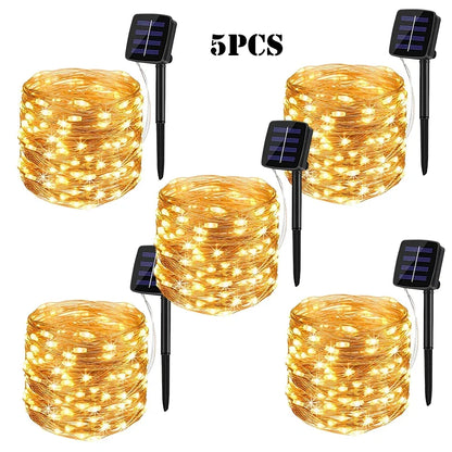 Solar Fairy String Lights for Garden & Outdoor Décor