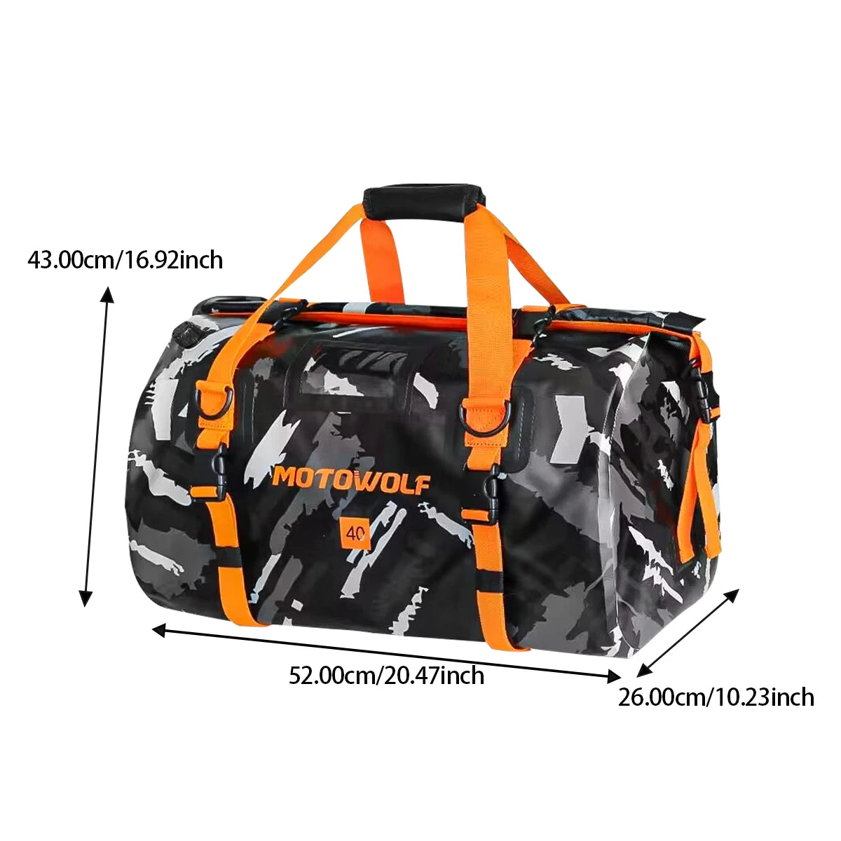 Waterproof Dry Bag 66L – Heavy-Duty Travel Storage