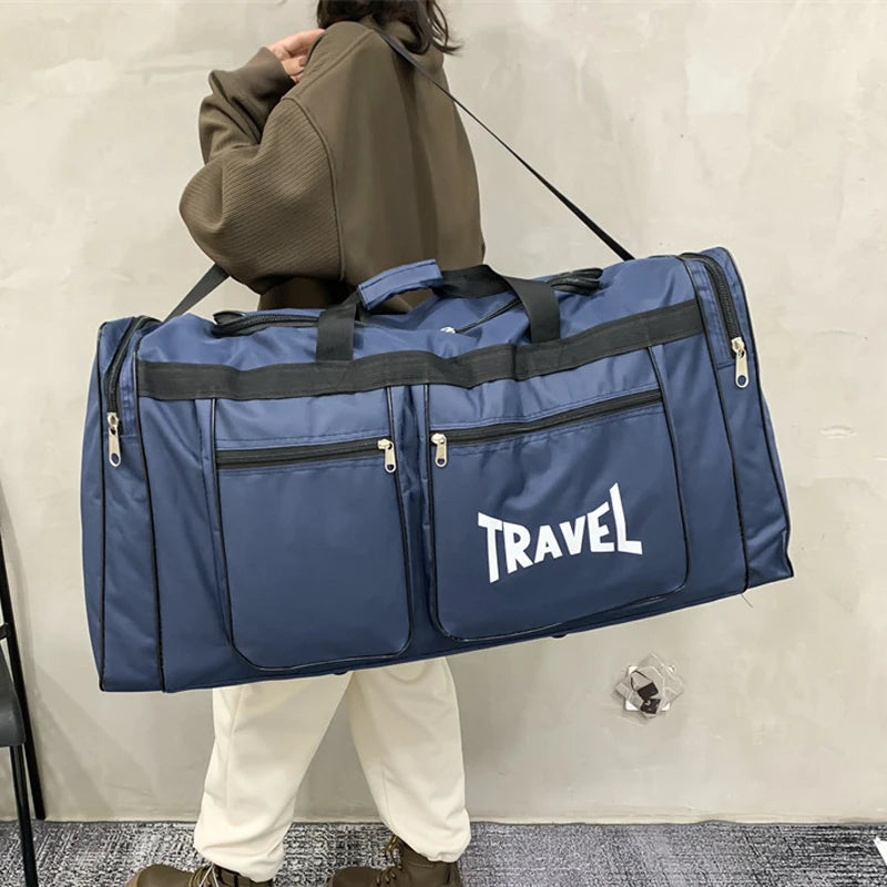 Foldable Travel Duffel Bag Waterproof Large Capacity